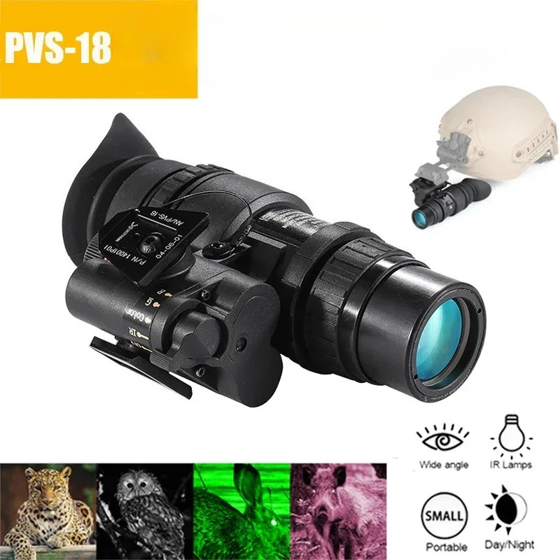 Trail Camera Infrared - Head Mounted Night Vision Monocular Helmet
