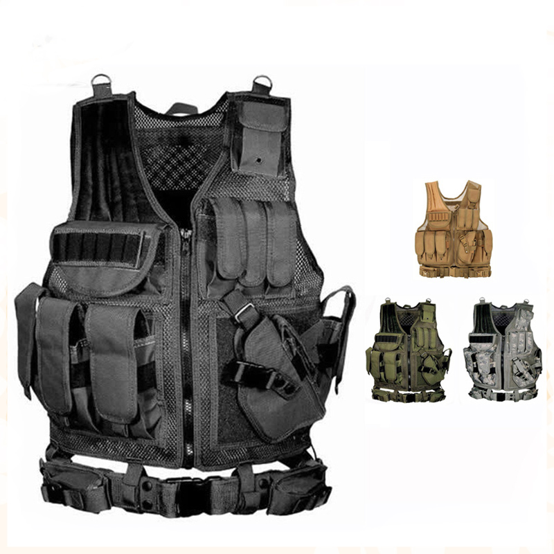 Adjustable Molle Tactical Vest - Hunting Outdoor Game recension och pris