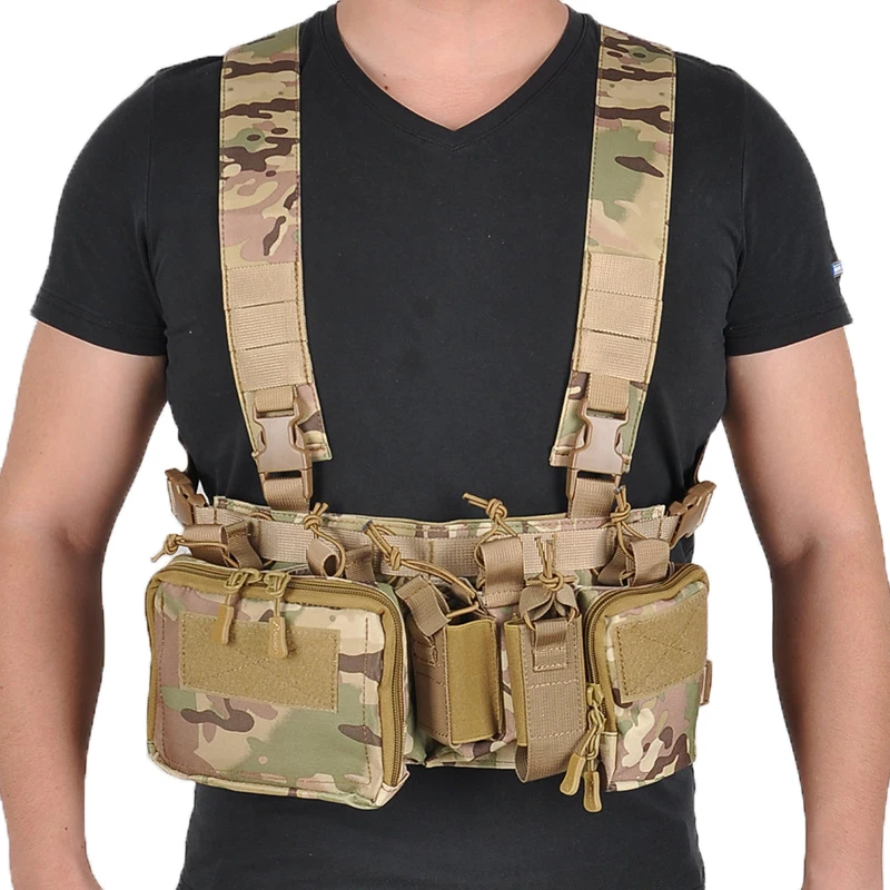 Nylon MOLLE Tactical Chest Ves - Outdoor Hunting Prints recension och pris