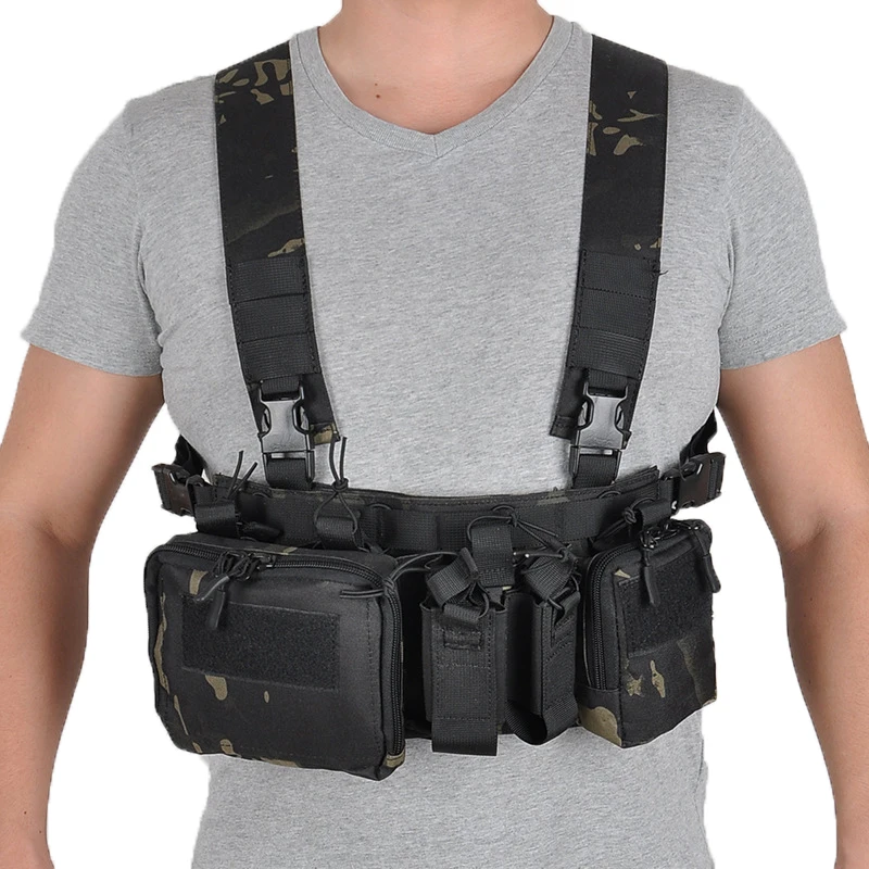 Nylon MOLLE Tactical Chest Ves - Outdoor Hunting Prints recension och pris