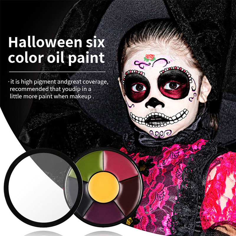 6 Color Oil Camo Face & Body M - Camo Face Paint recension och pris