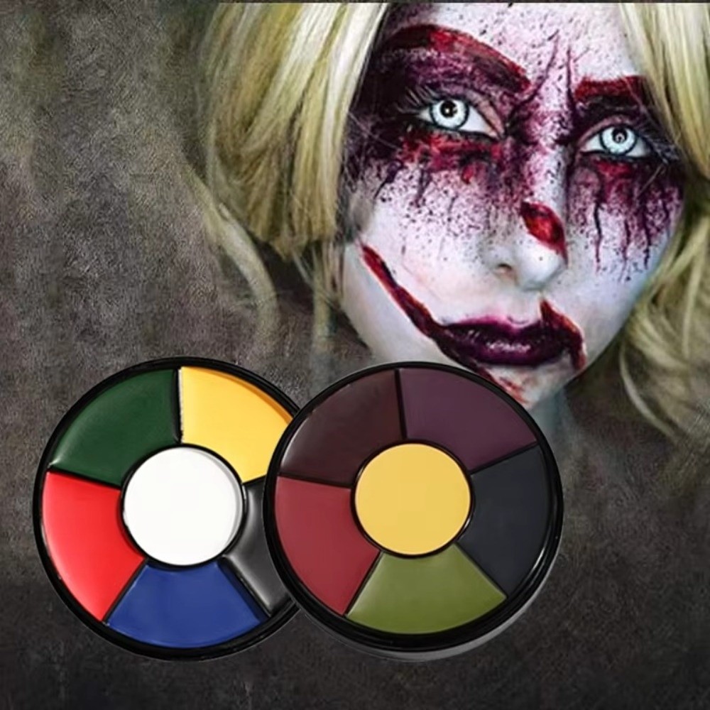 SFX 6 Colors Face Paint Palett - Camo Face Paint recension och pris