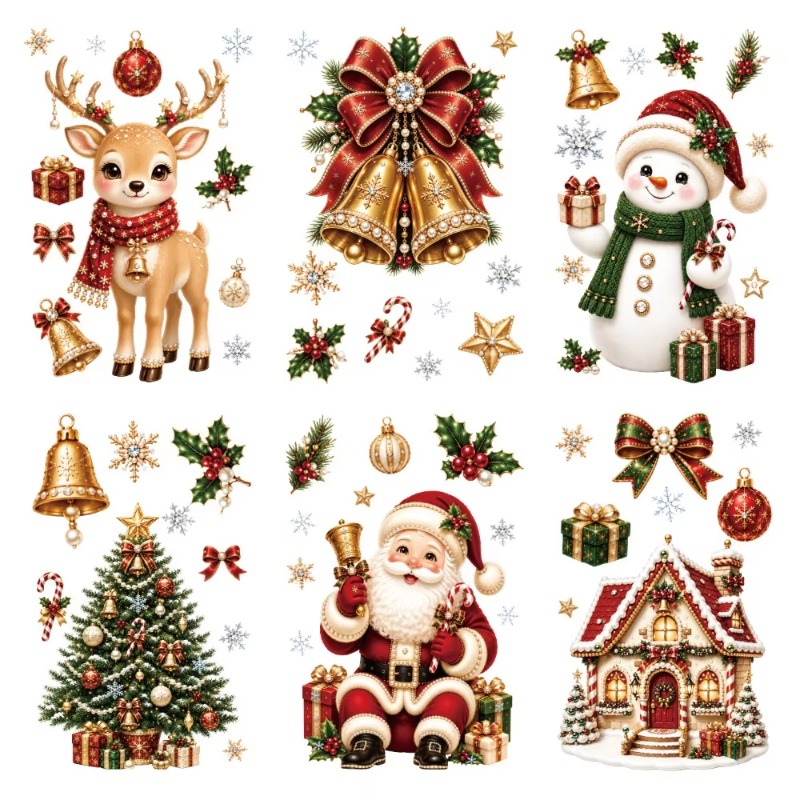 4/6 Sheets Christmas Static Wi - Elk Bugle Call recension och pris