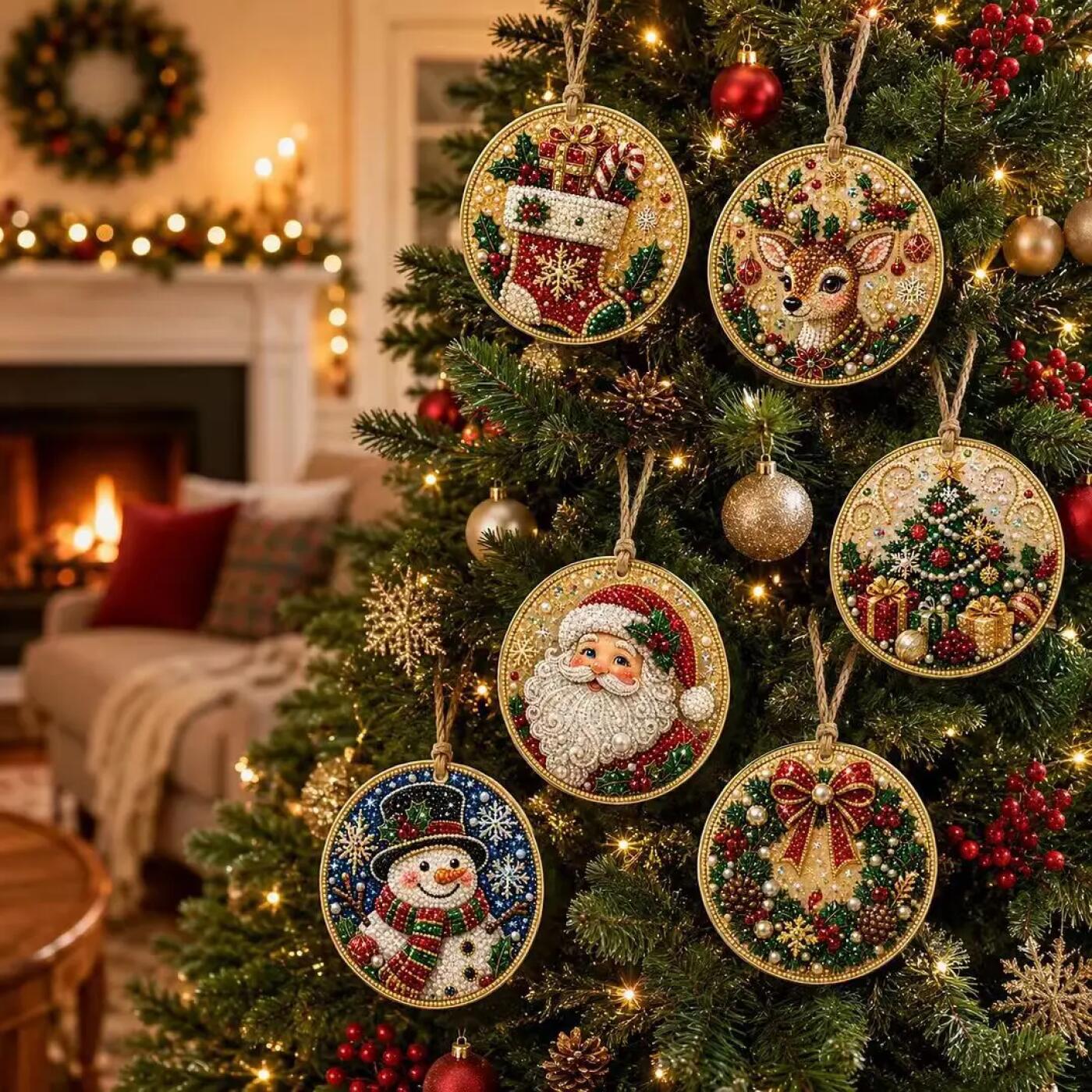 6PC Christmas Tree Wooden Hand - Elk Bugle Call recension och pris